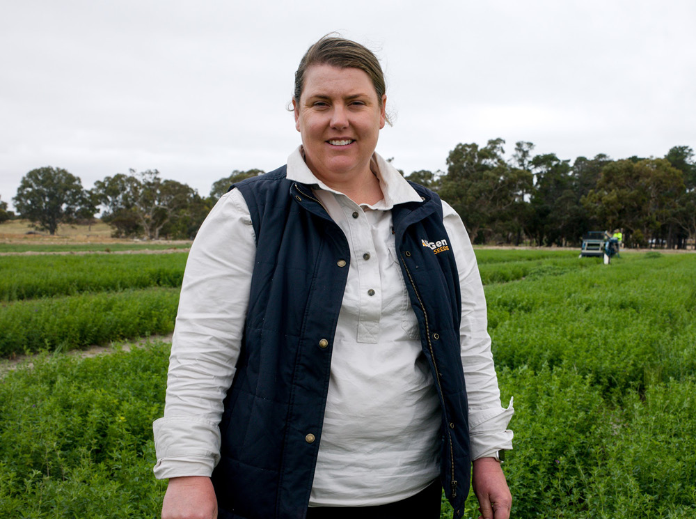 Jo Williams alfalfa breeding Australia